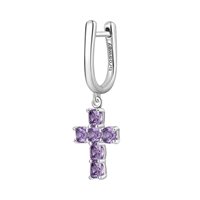 Solo pendiente Brosway Mujer FANCY - MAGIC PURPLE in Plata FMP20